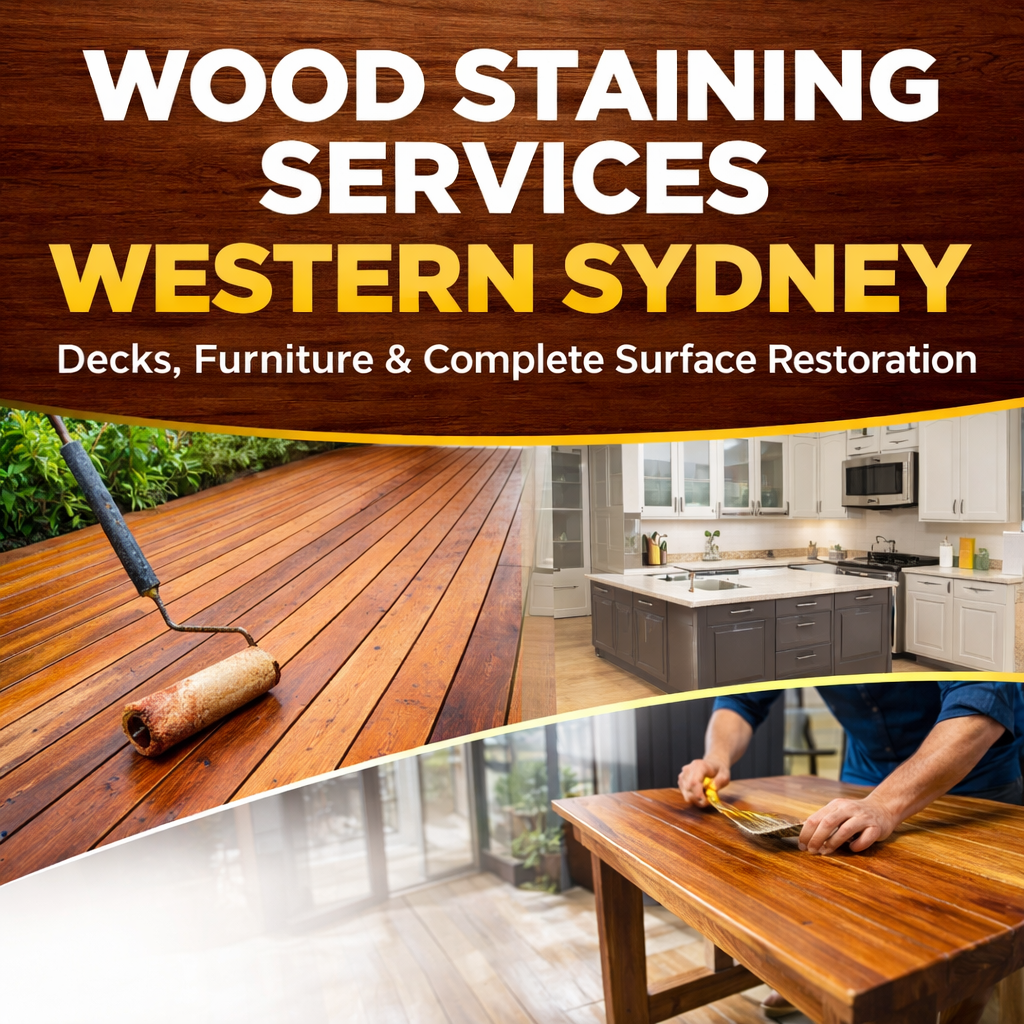 Wood Staining Services Western Sydney