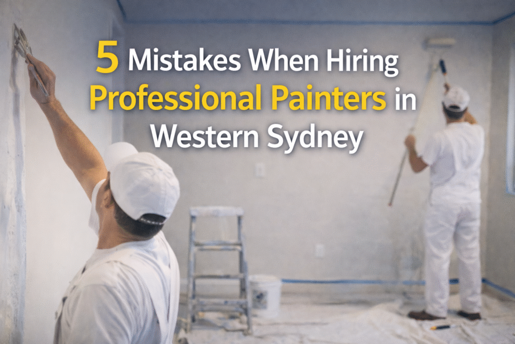 5 Mistakes When Hiring Professional Painters in Western Sydney
