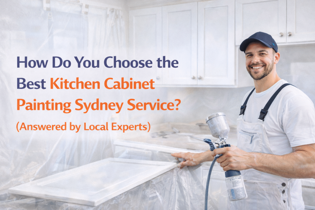 How Do You Choose the Best Kitchen Cabinet Painting Sydney Service