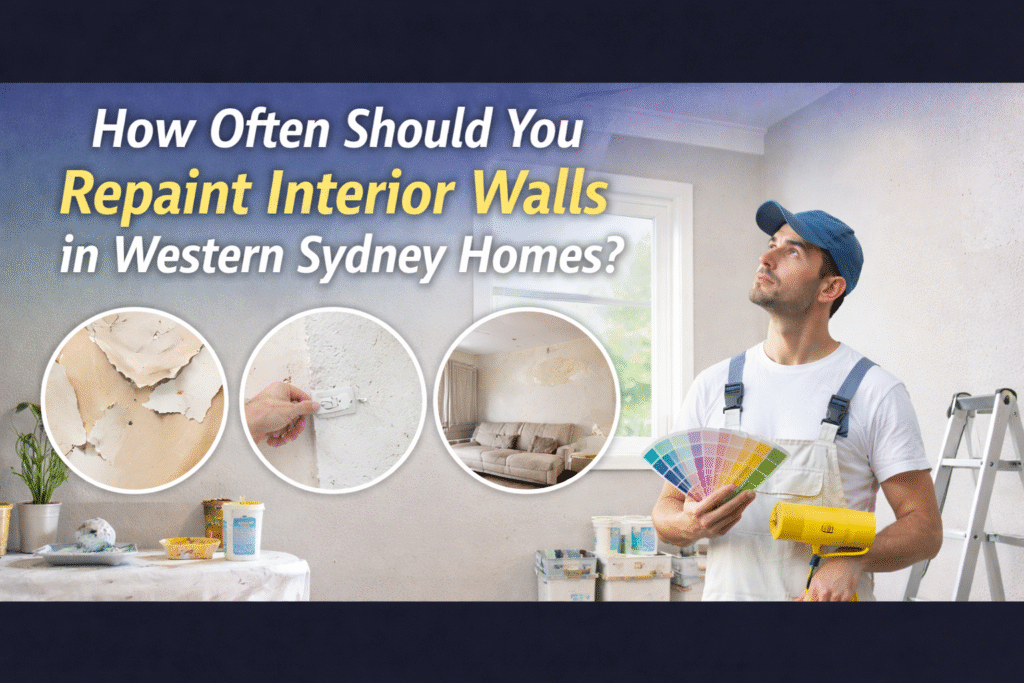 How Often Should You Repaint Interior Walls in Western Sydney Homes