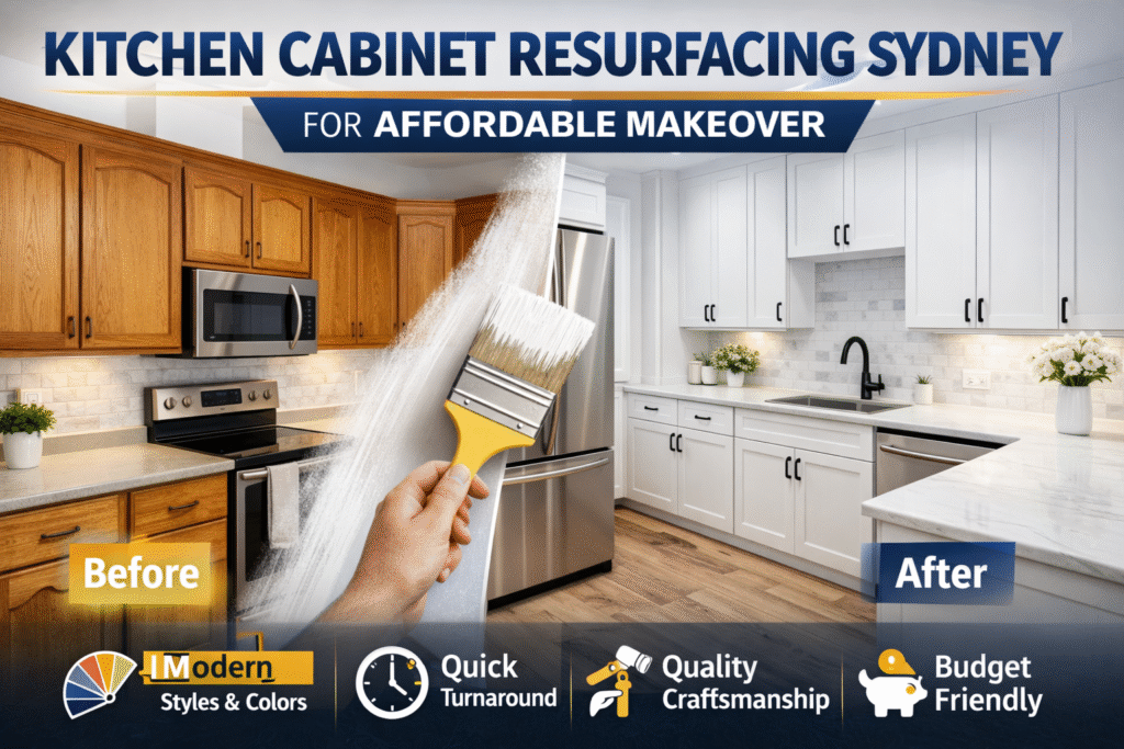 Kitchen Cabinet Resurfacing Sydney