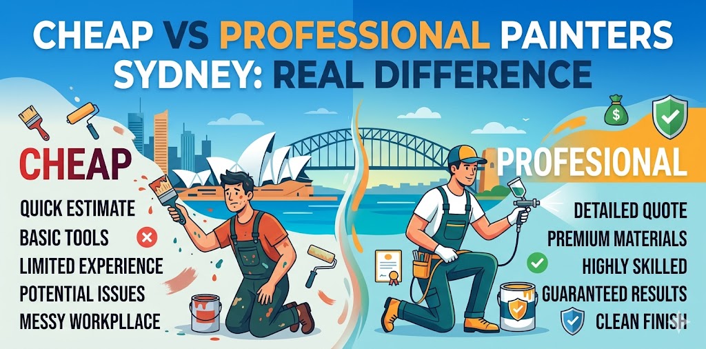 Cheap vs Professional Painters Sydney