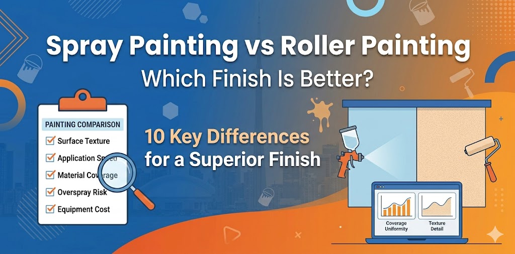 Spray Painting vs Roller Painting