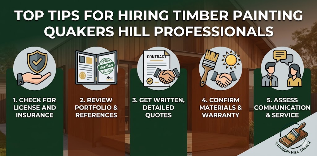 Top Tips for Hiring Timber Painting Quakers Hill