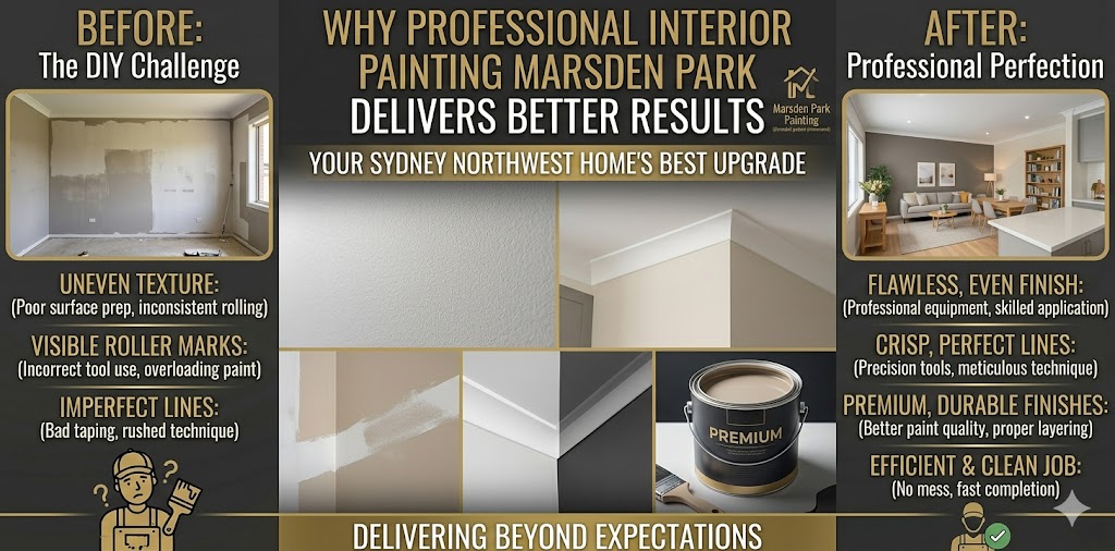 Why Professional Interior Painting Marsden Park Delivers Better Results